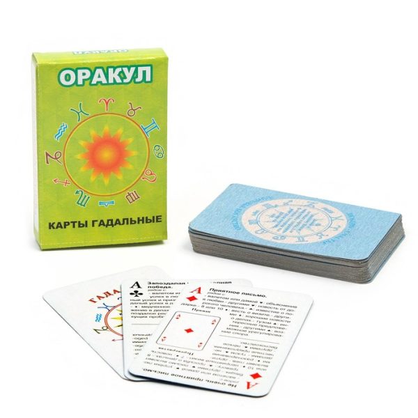 Карты гадальные «Оракул», 33 карты, карта 5×7.5 см, с инструкцией
